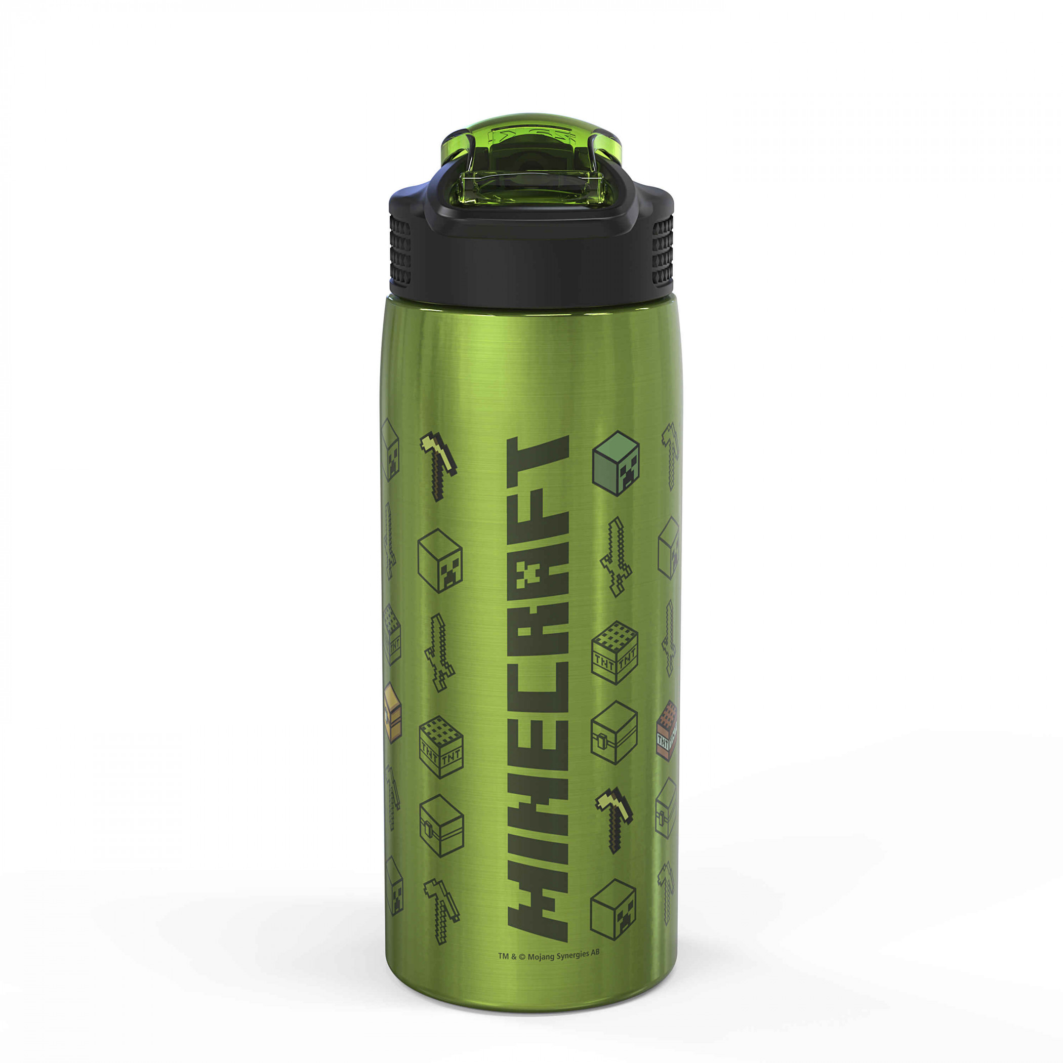 Minecraft Symbols 19oz Stainless Steel Double Walled Water Bottle